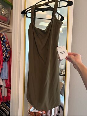 Reformation Olive Slip Mini Dress
